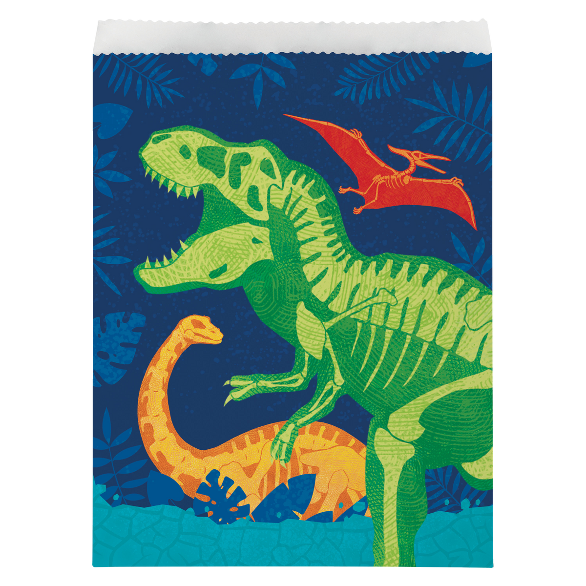 Dino Dig Paper Treat Bags