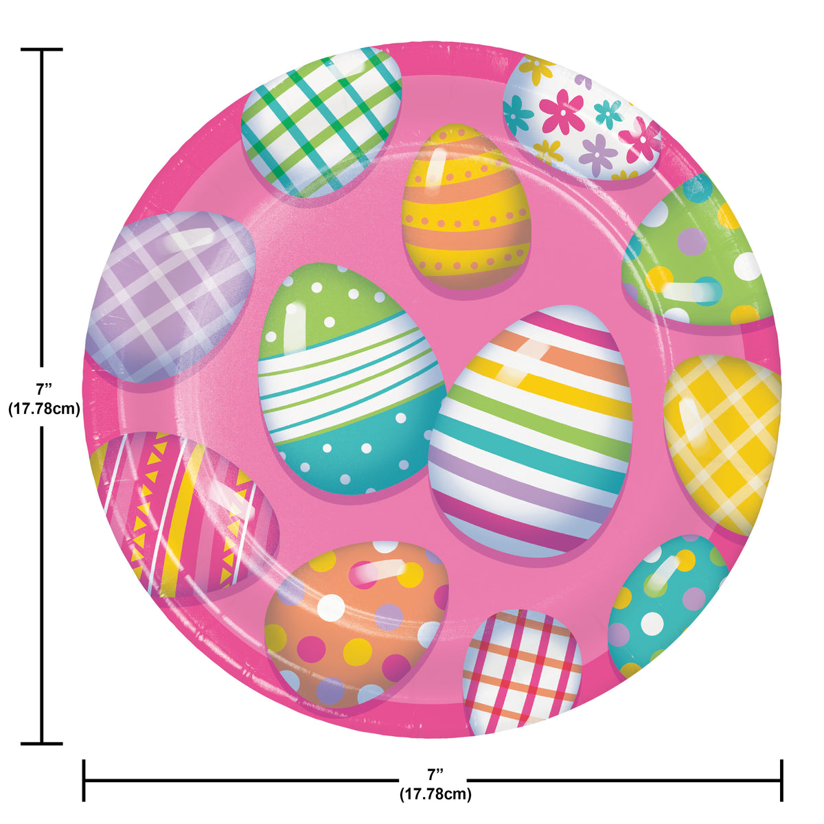 Luncheon Plate Happy Eggster 8ct