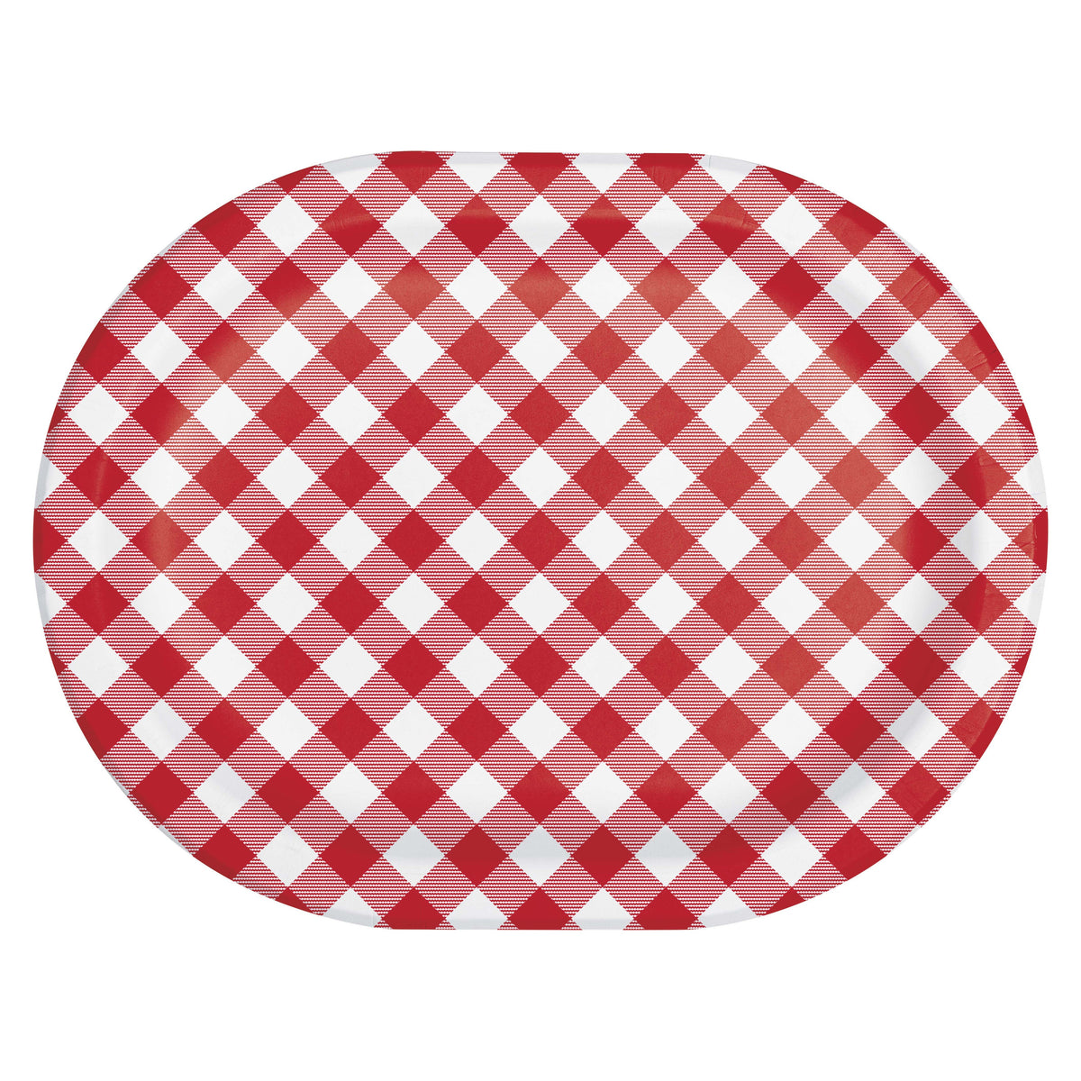 Oval Platters - Classic Gingham