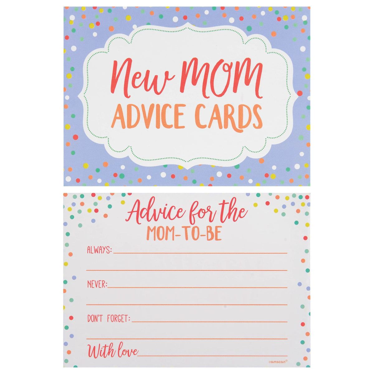 Baby Shower Advice Cards