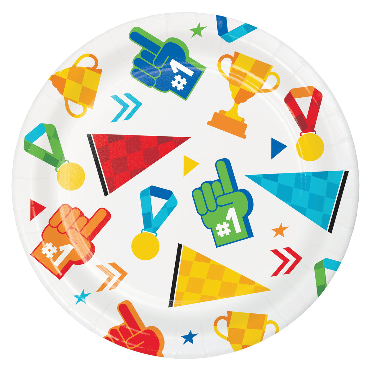 Sport Spirit Dinner Plates - Icons