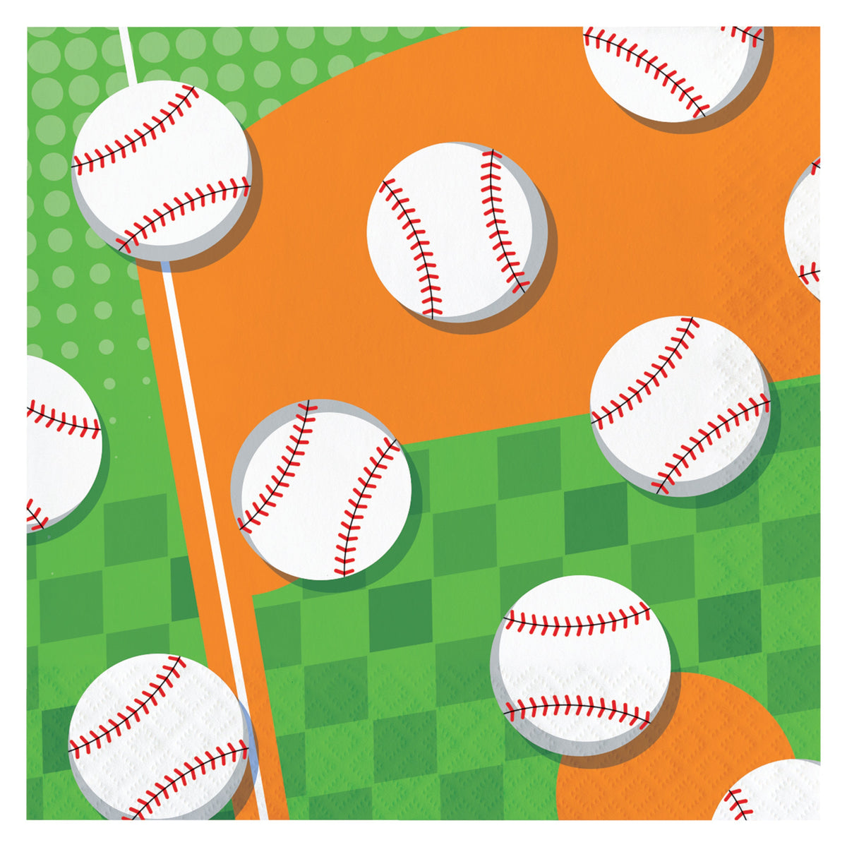 Sport Spirit Lunch Napkins - Baseball