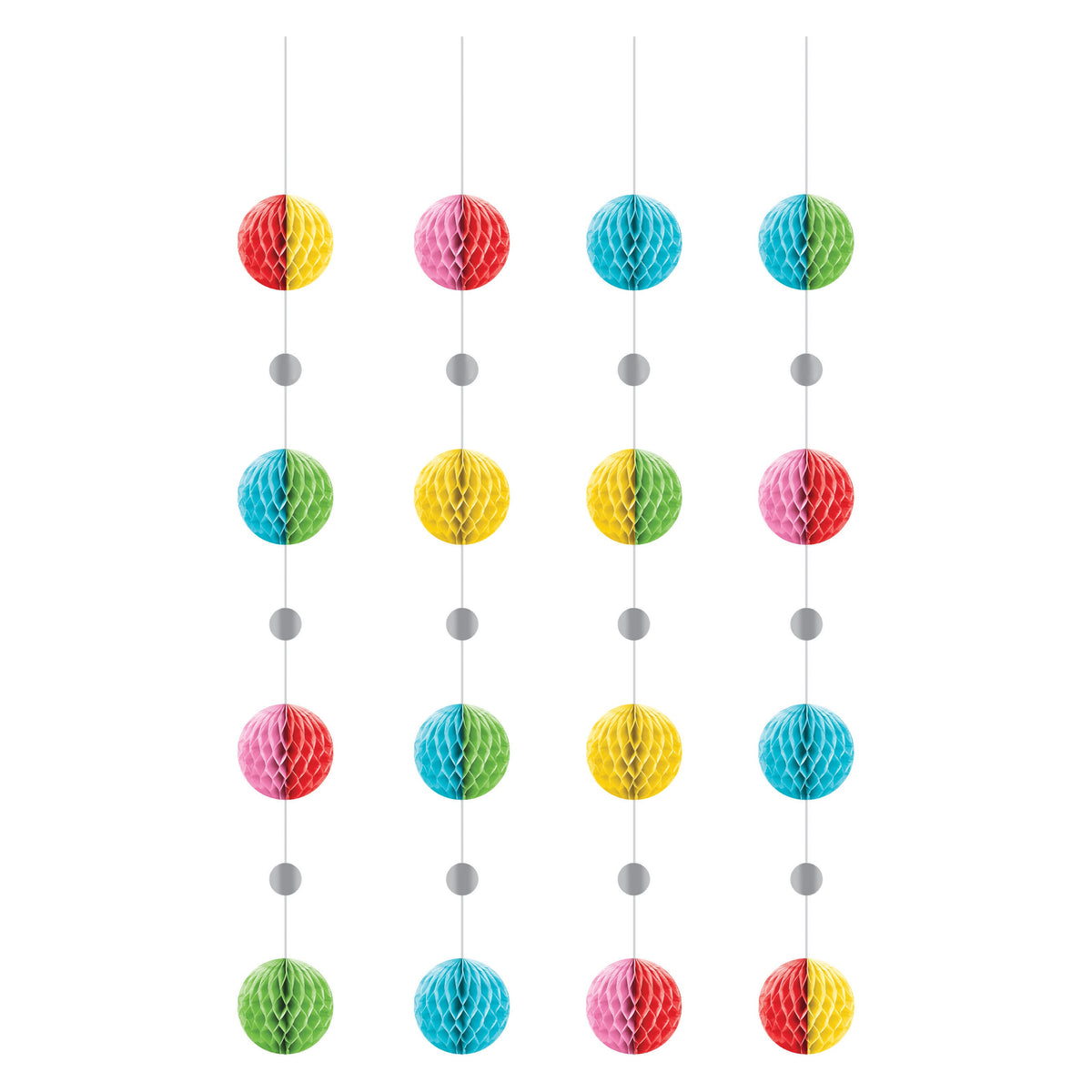 Bright Vibes Hanging Honeycomb Cutouts