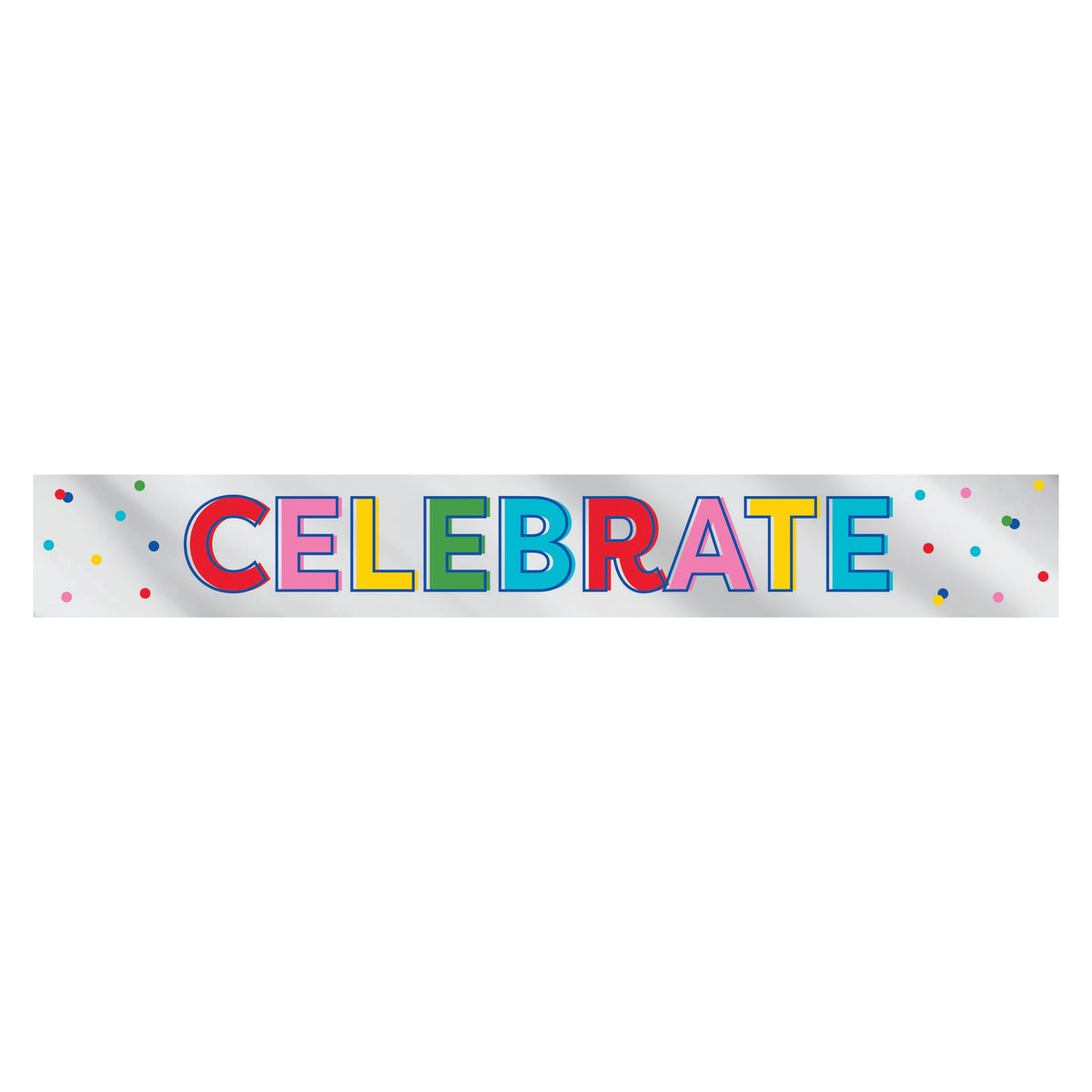 Bright Vibes Foil Banner - Celebrate