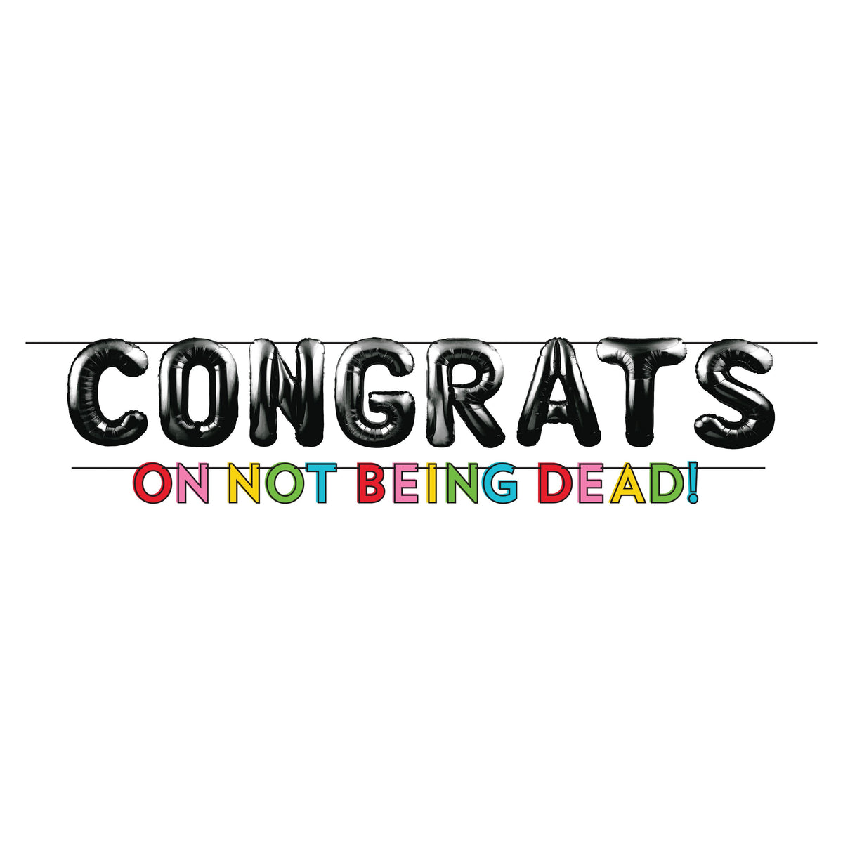 Snarky Celebration Balloon Banner Kit