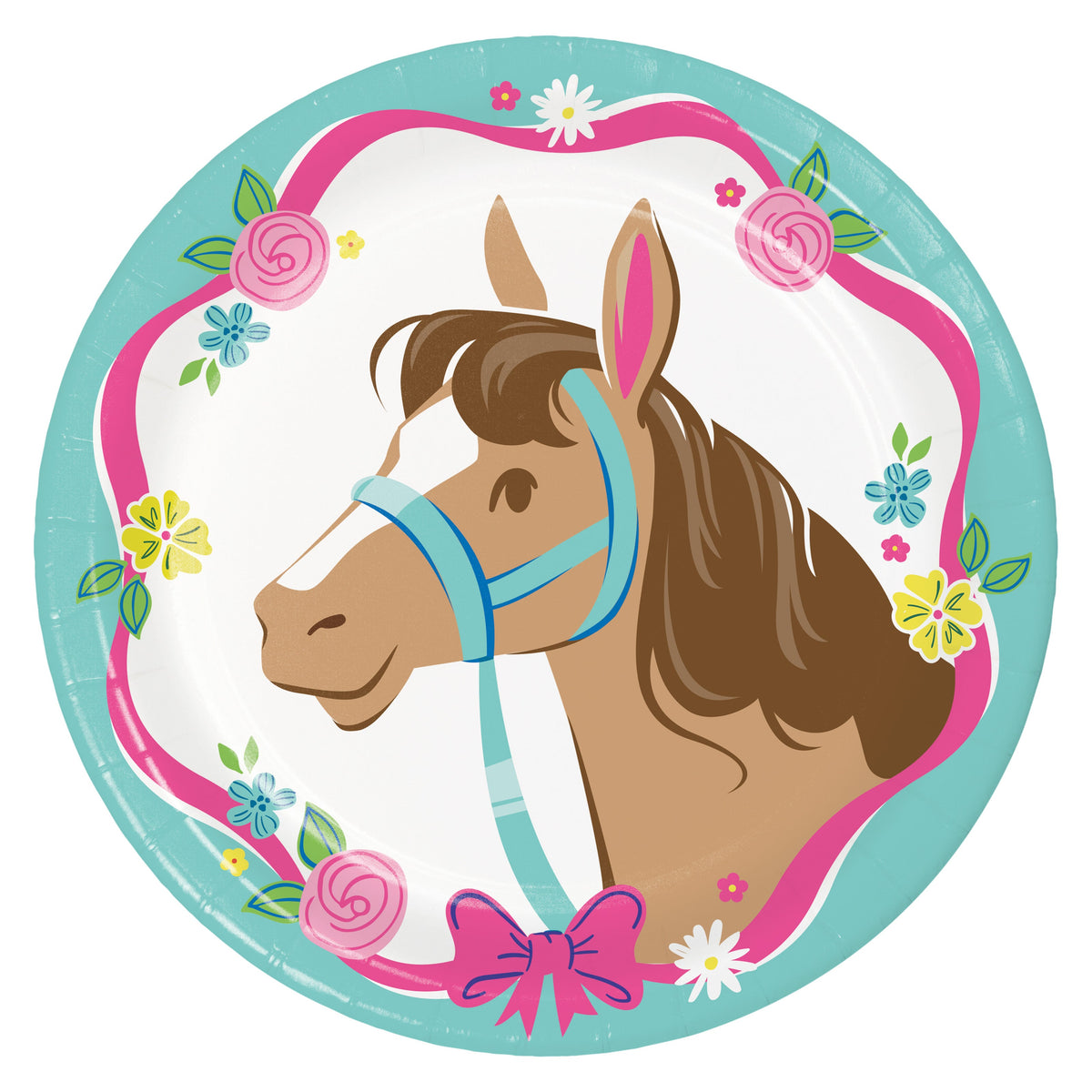 Horse Charm Luncheon Plates