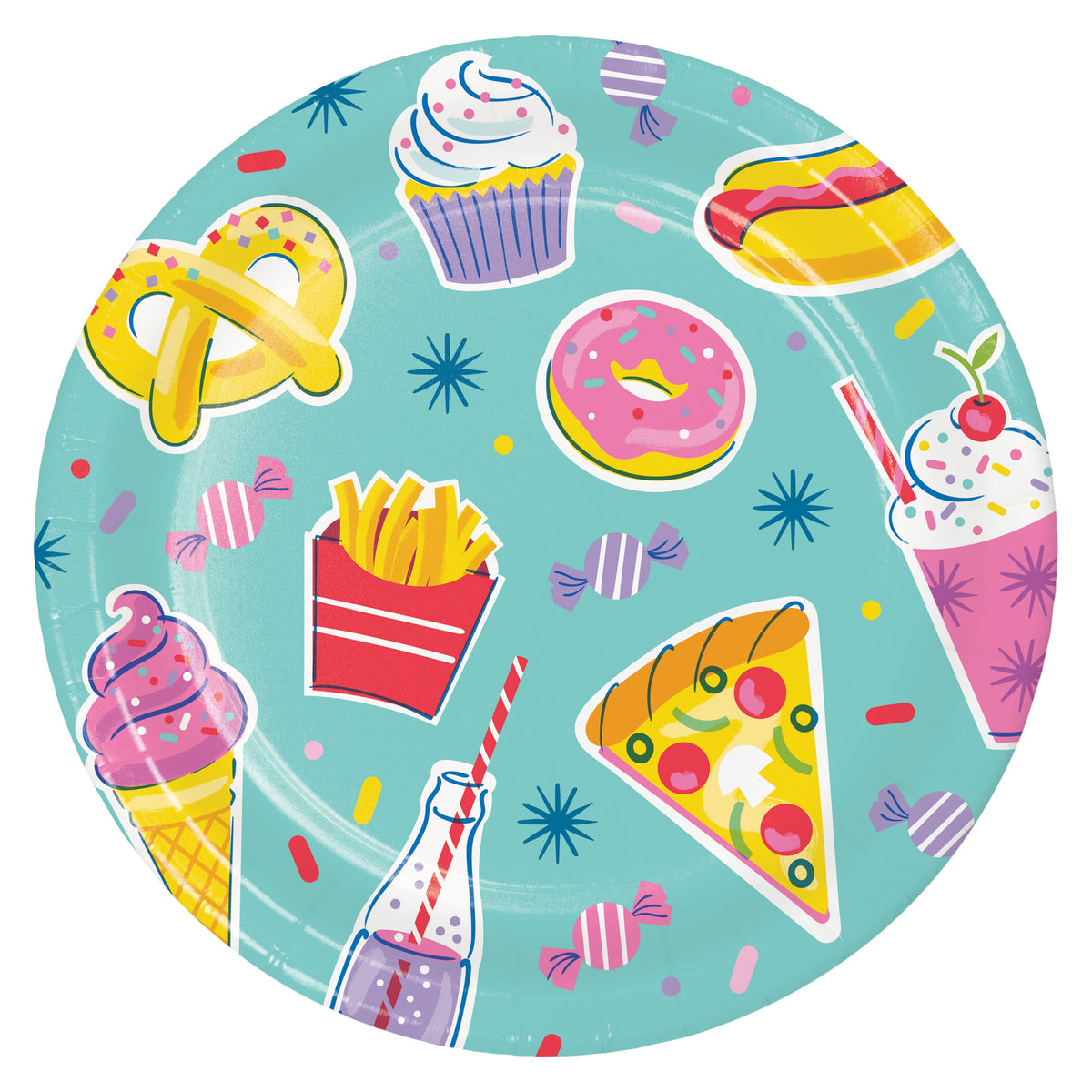 Birthday Treats 9" Dinner Plates