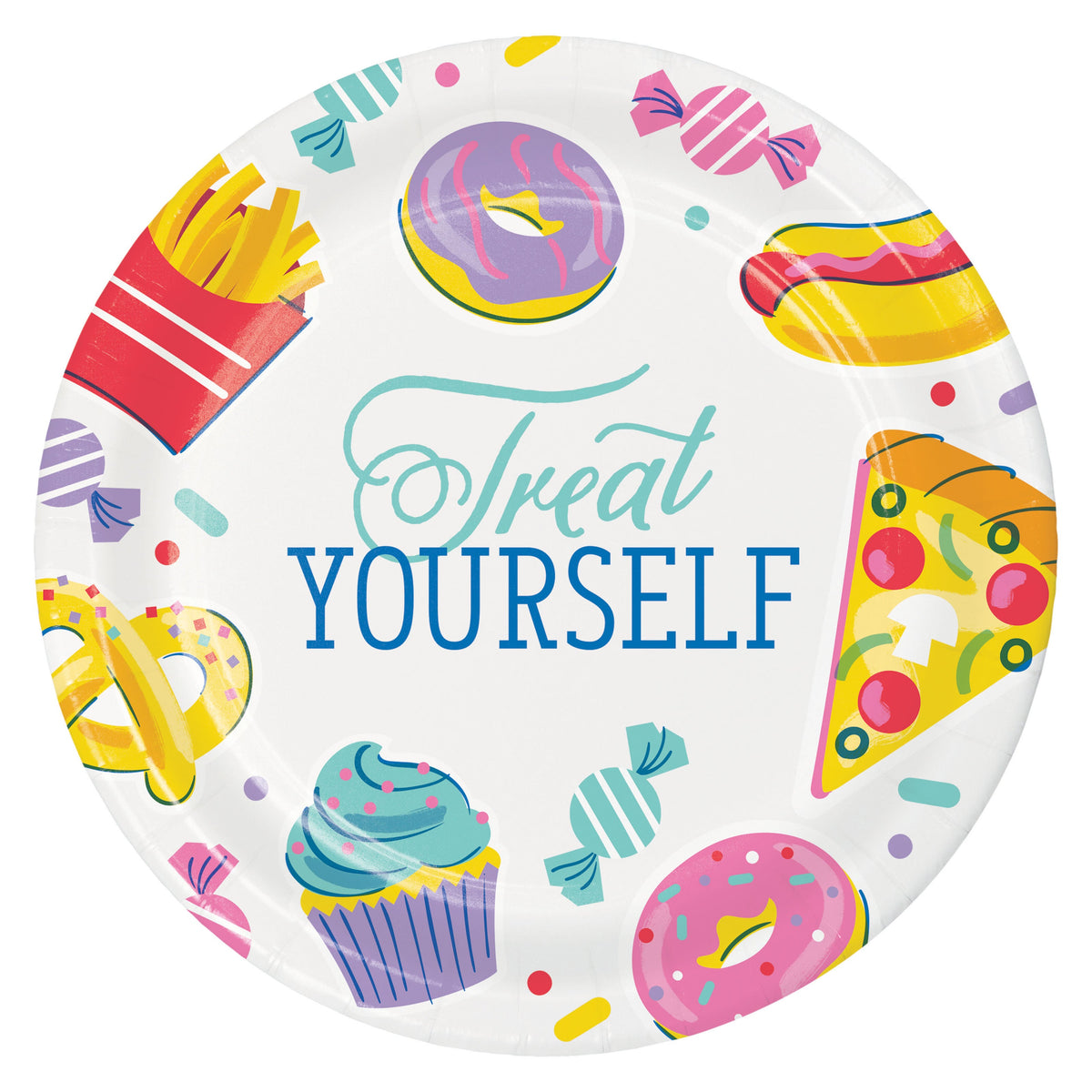 Birthday Treats 7" Luncheon Plates