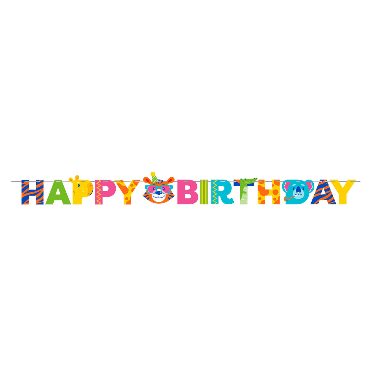 Animal Jamboree Birthday Banner