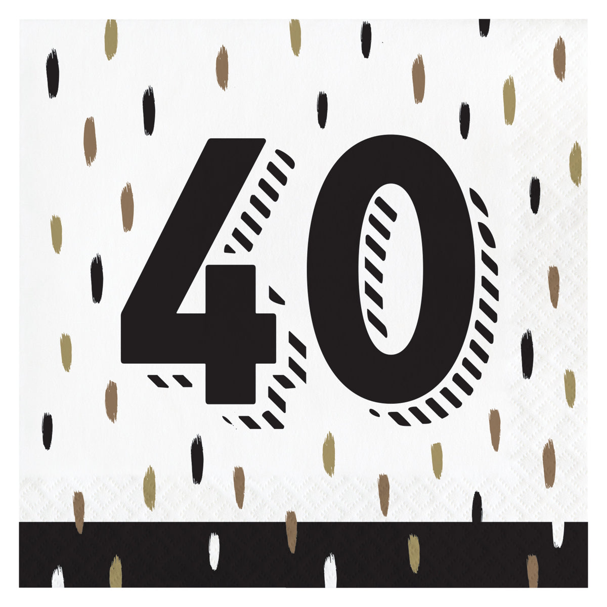 Golden Wishes Luncheon Napkins - 40