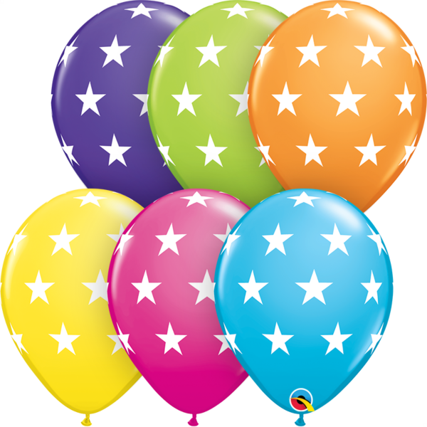 Big Stars Tropical Assortment Latex Balloon 1ct, 11&quot;