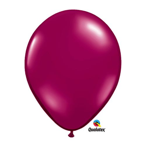Qualatex 11"Sparkling Burgundy Balloons 25 EA