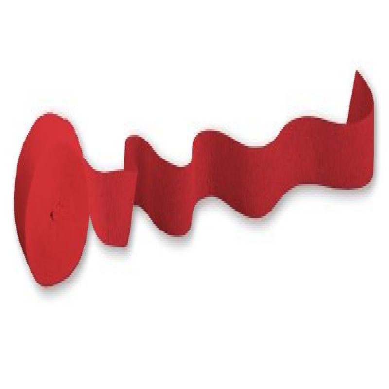 Classic Red Crepe Streamer