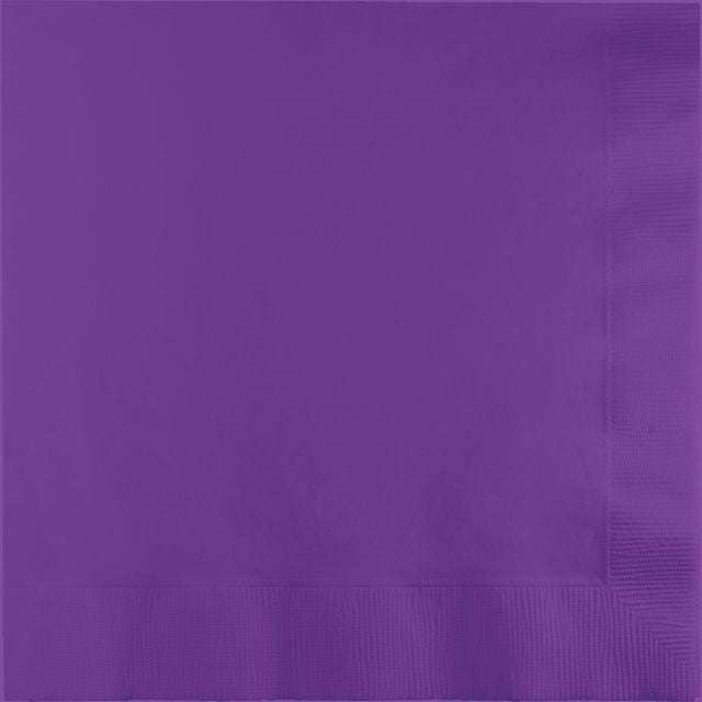 Touch of Color Lunch Napkins, 2-Ply, Amethyst, 50 Ct