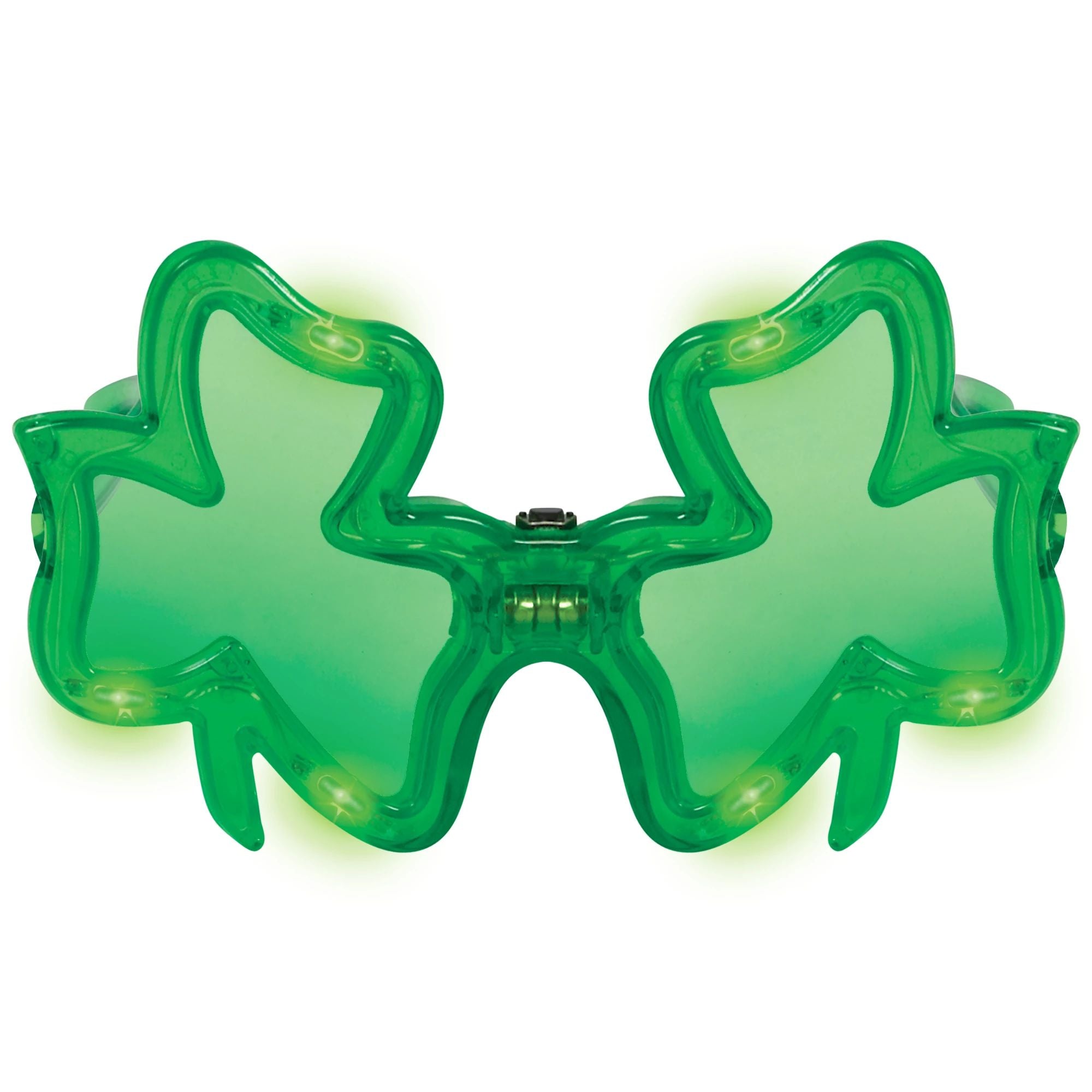 St. Patrick's Day Light-Up Shamrock Glasses