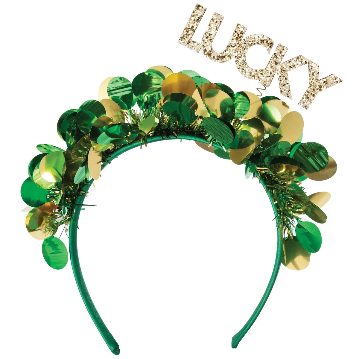 St. Patrick&#39;s Day Tinsel Headband