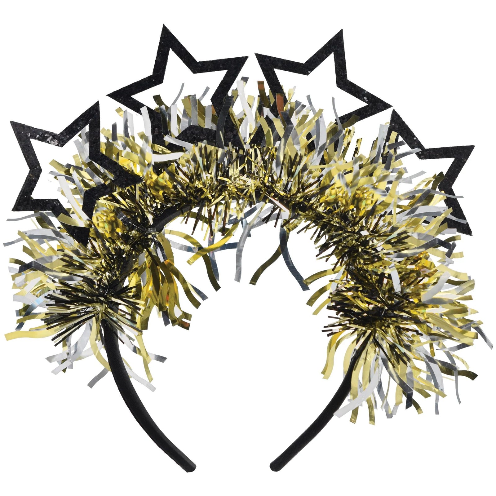 NYE Light-Up Headband - Black, Silver, Gold