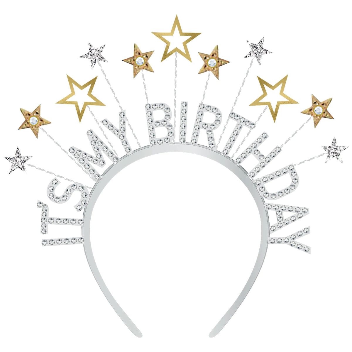 "It's My Birthday" Rhinestone Headband