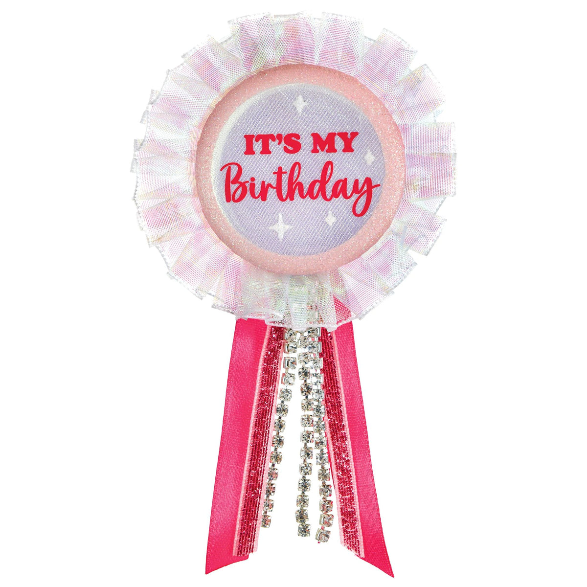 Birthday Award Ribbon - Pink