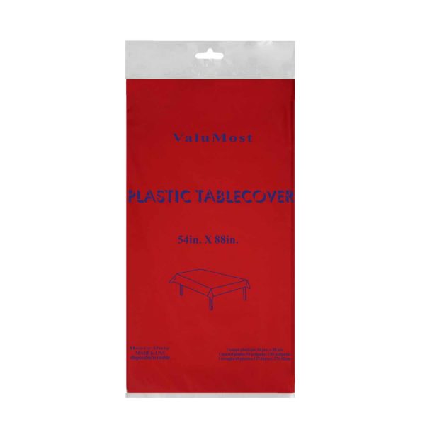VALUMOST 54″ x 108″ TABLE COVERS RED