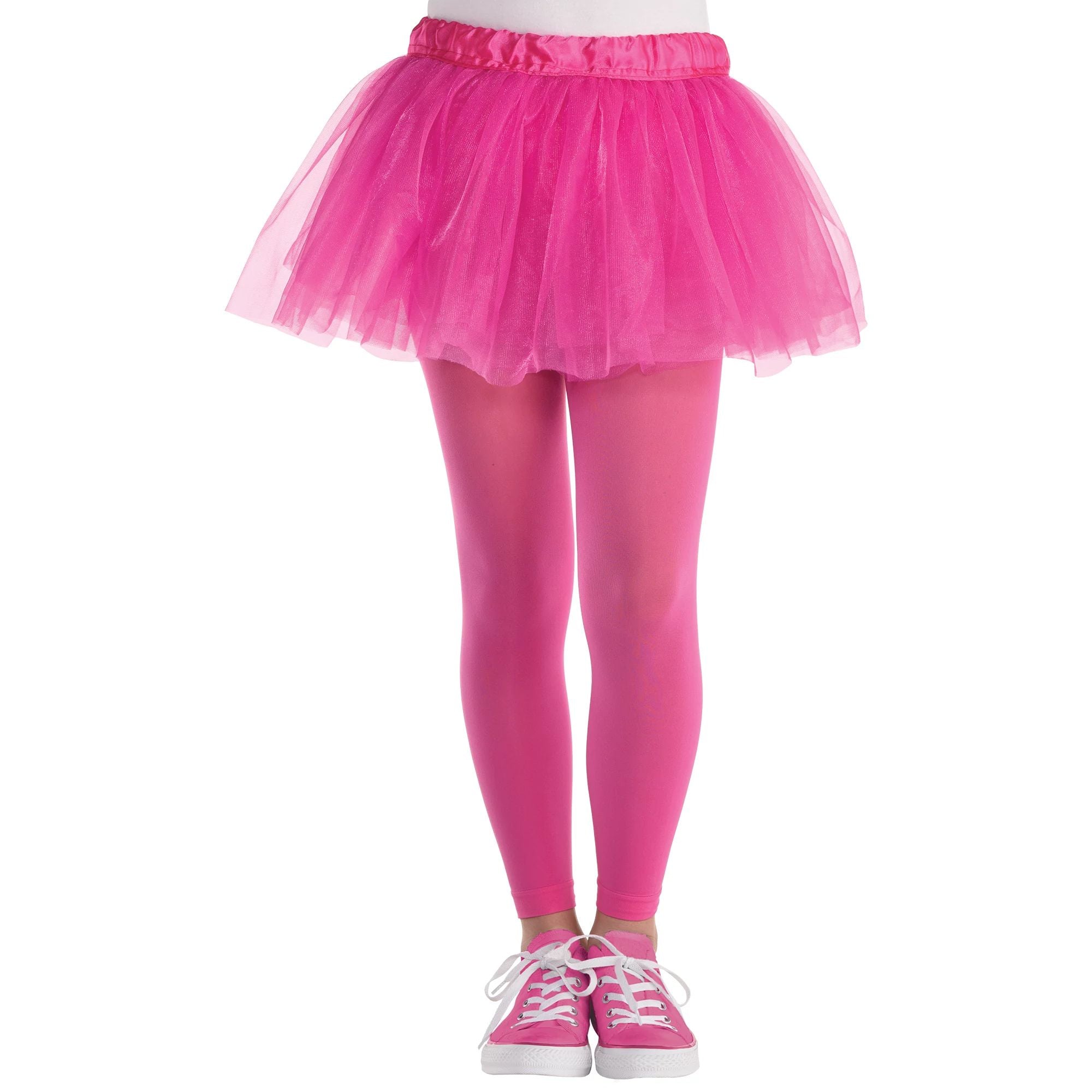 Pink Footless Tights - Child