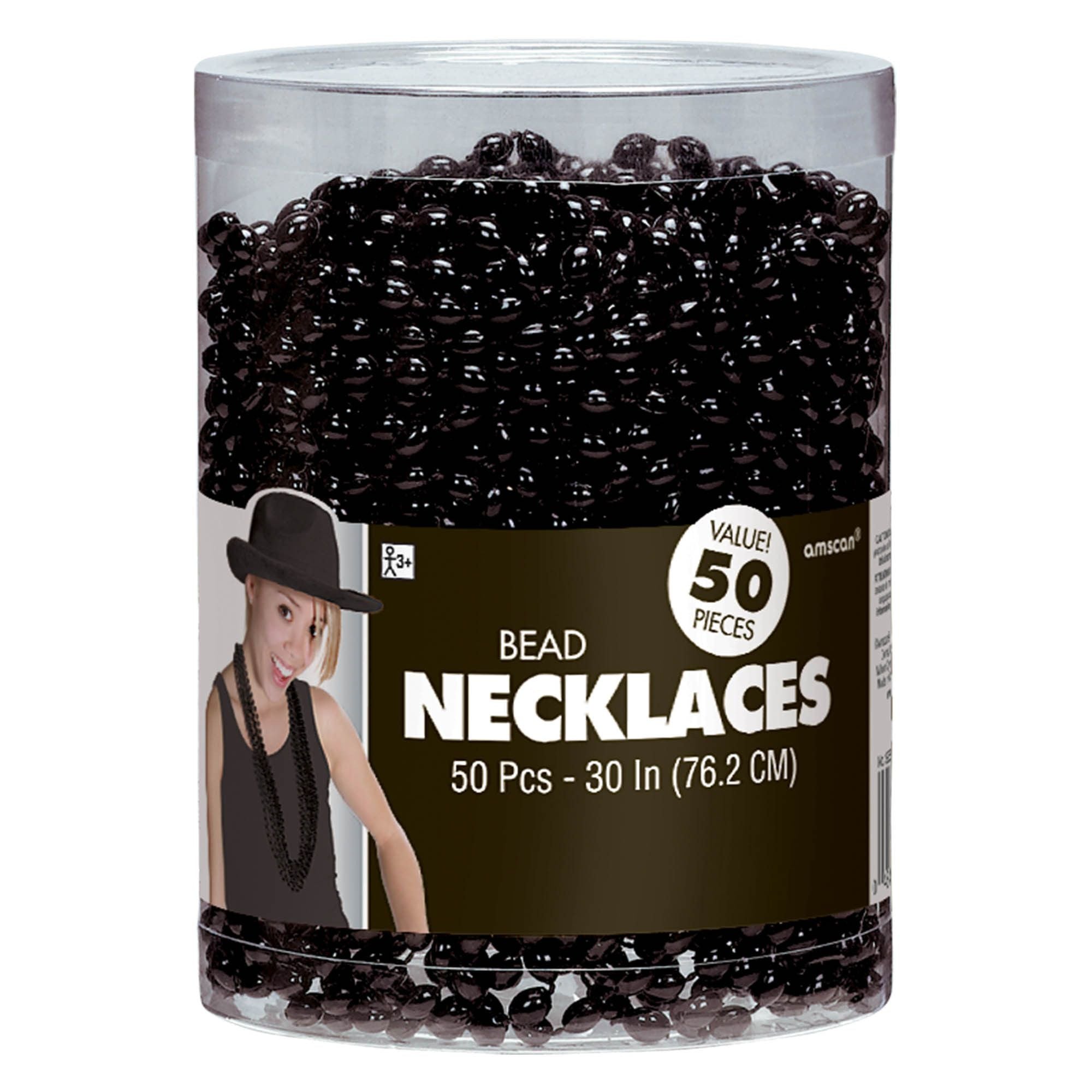 Black Bead Necklaces