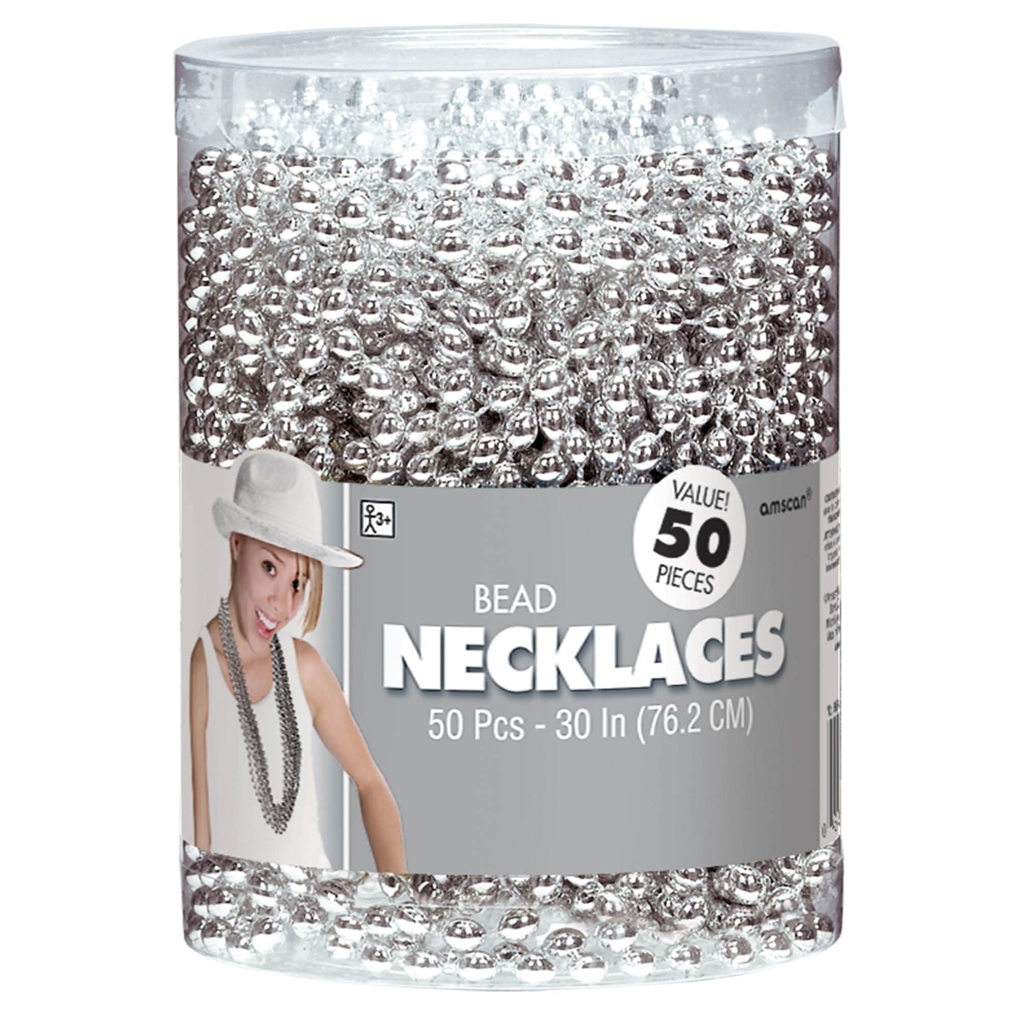 Silver Bead Necklaces