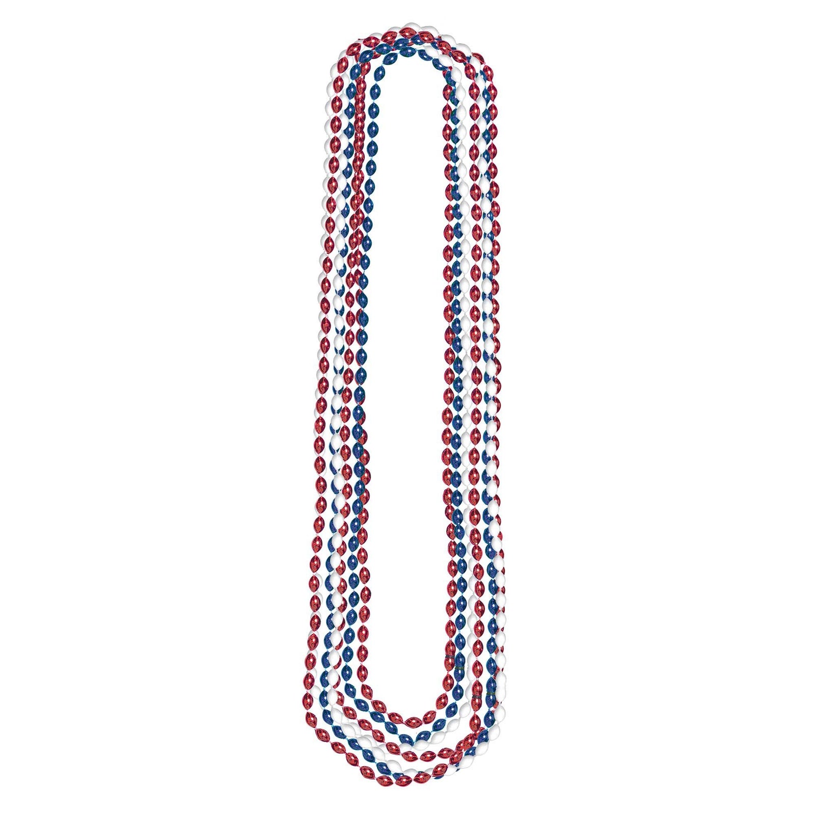 Red, White And Blue Necklaces