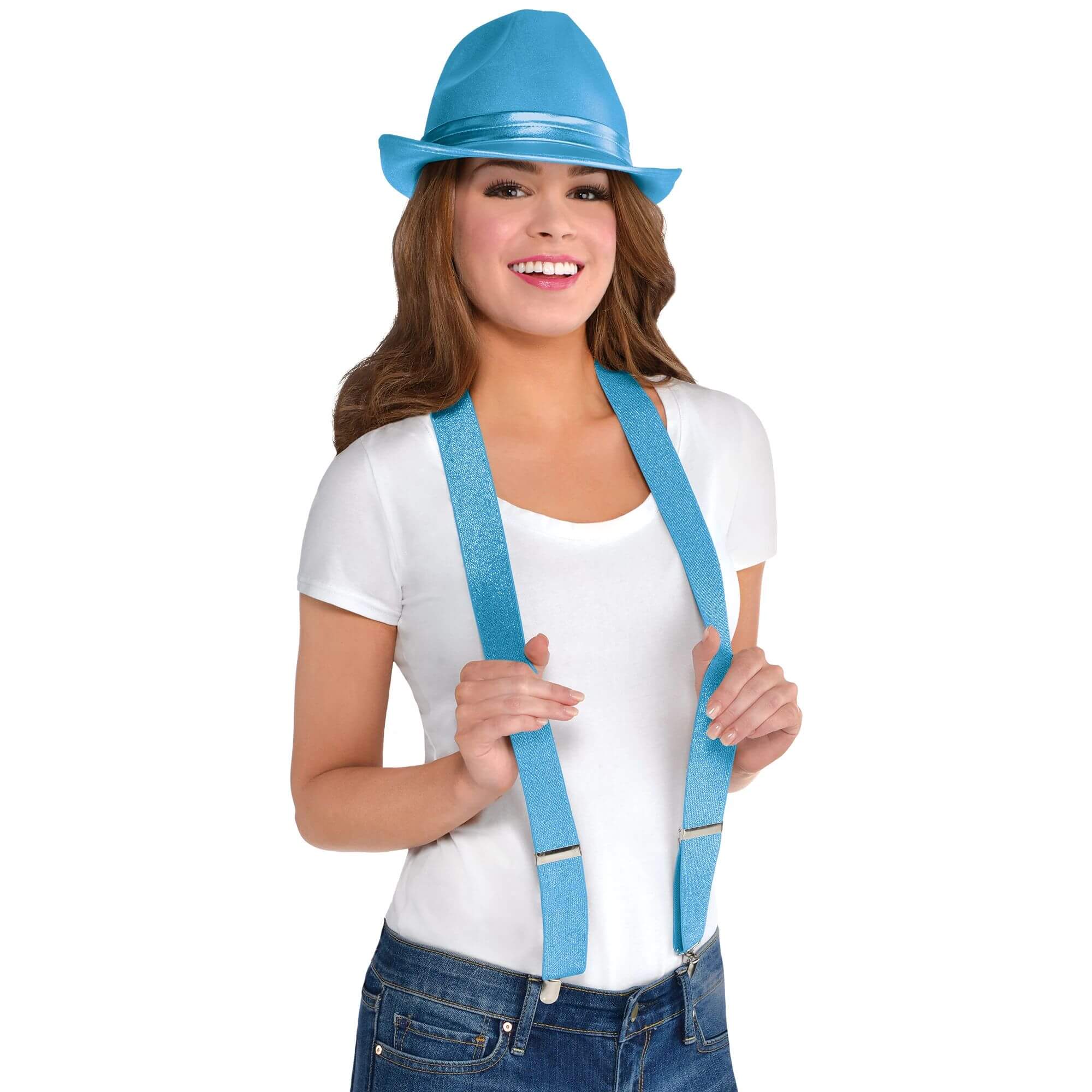 Light Blue Suspenders