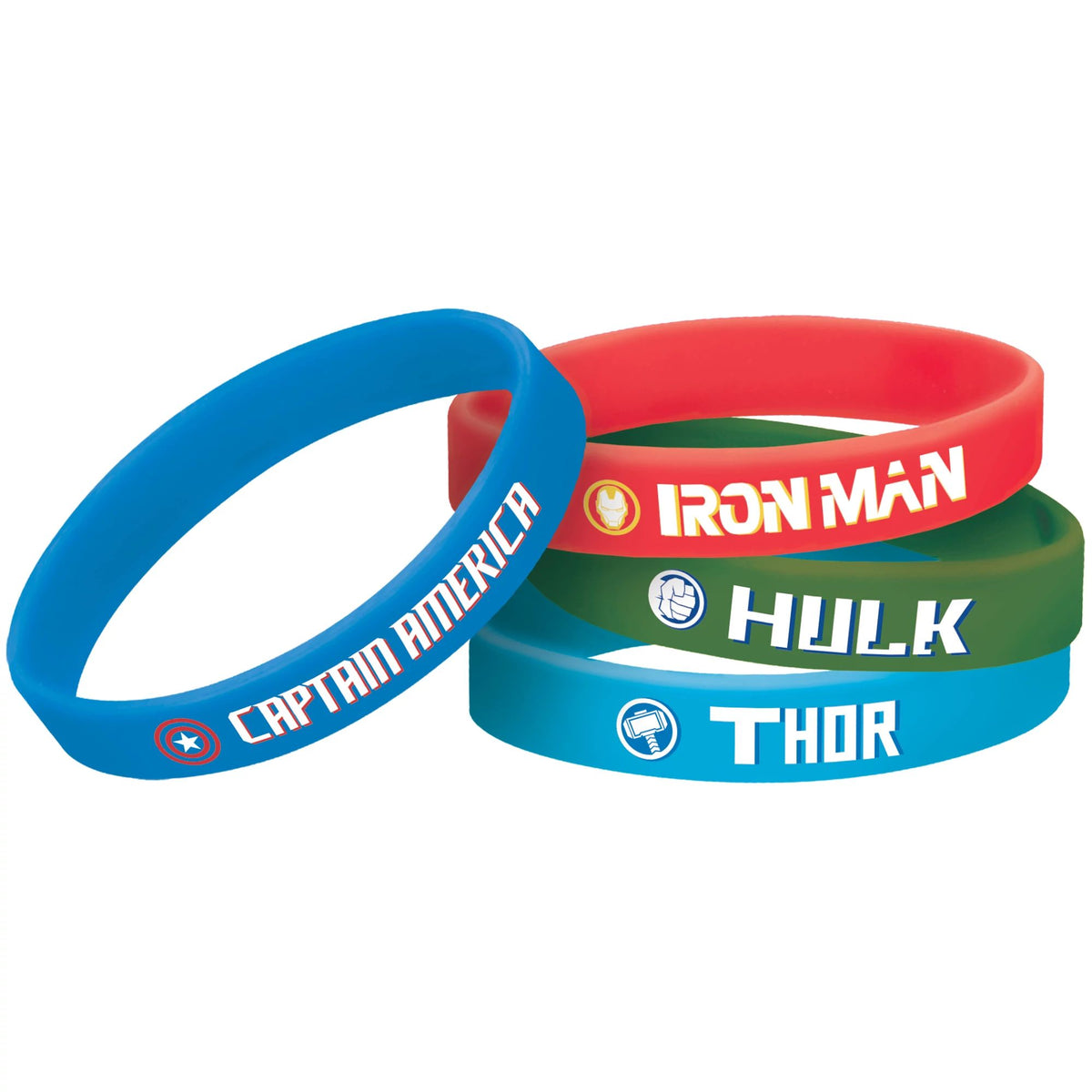 Avengers Core Rubber Bracelets