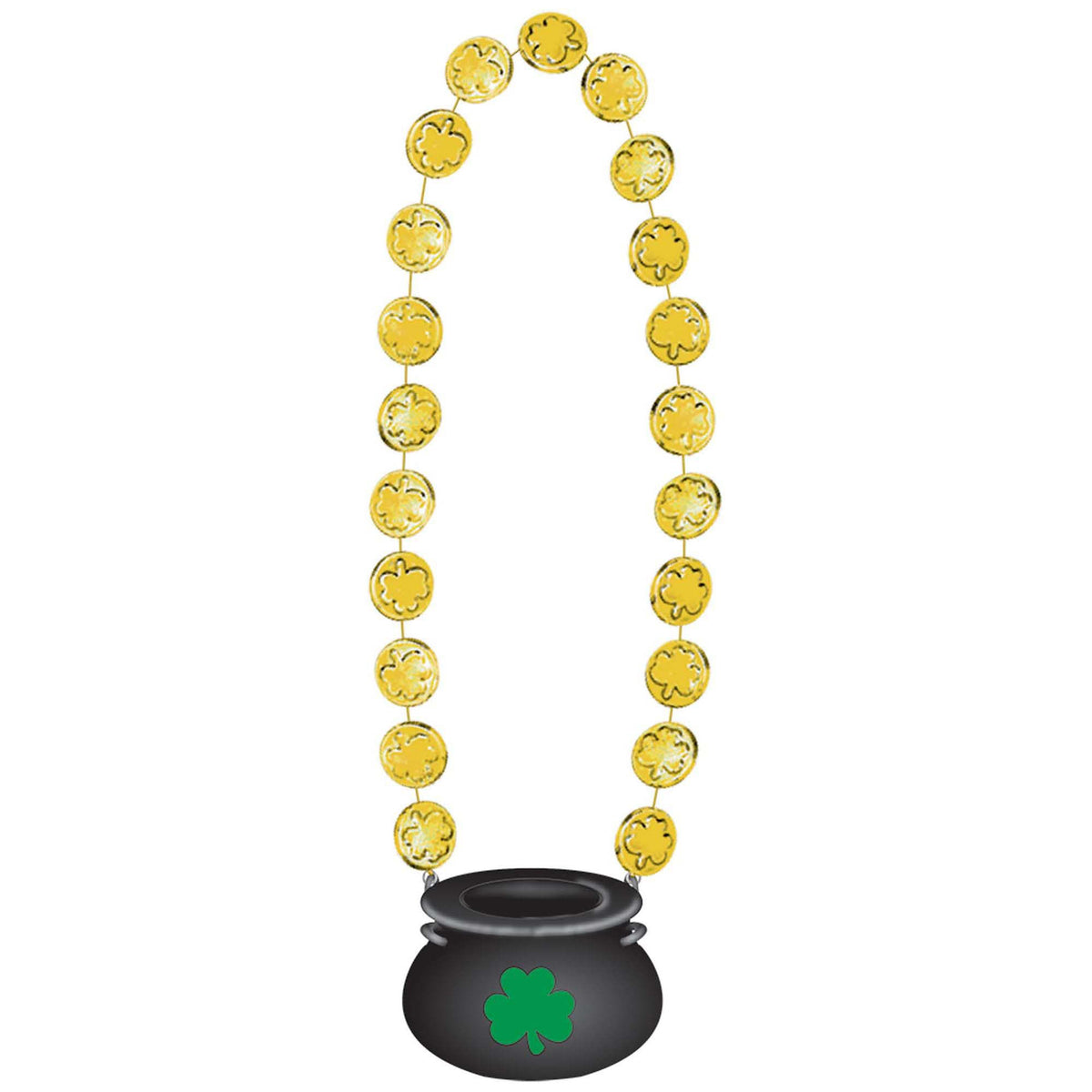 St. Patrick&#39;s Day Gold Coin Necklace