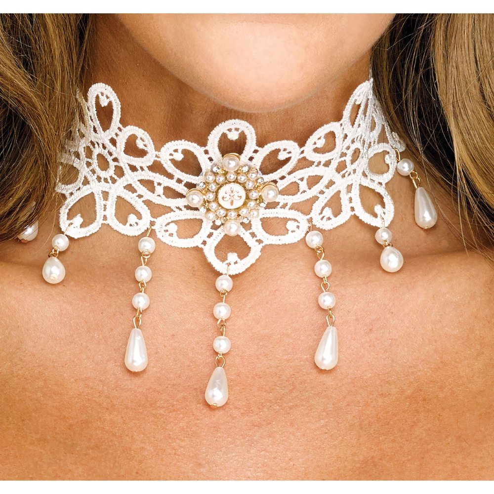 Lace & Pearl Choker Assortment