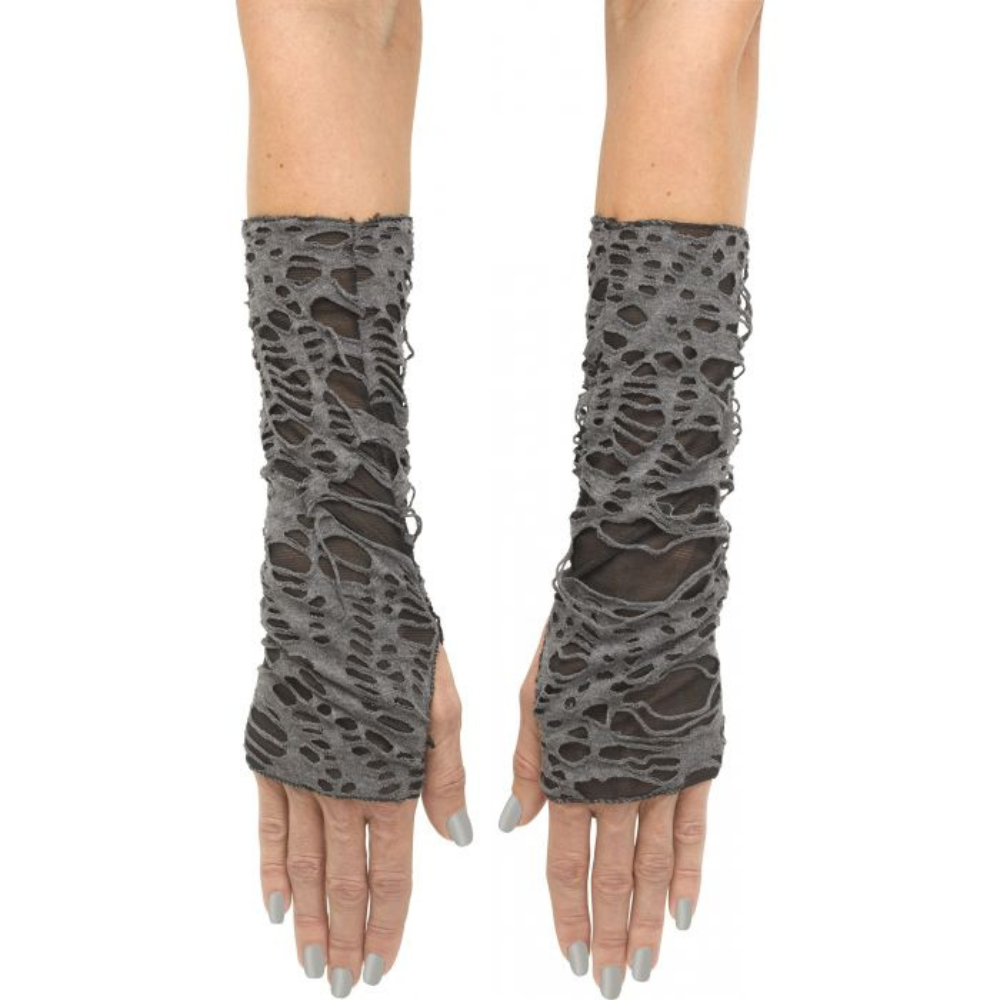 Tatter Long Fingerless Sleevelets - Adult