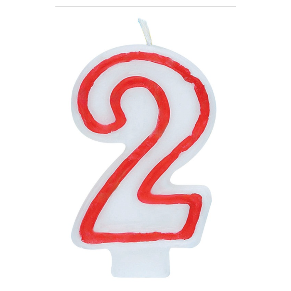 Numbers Deluxe Birthday Candle