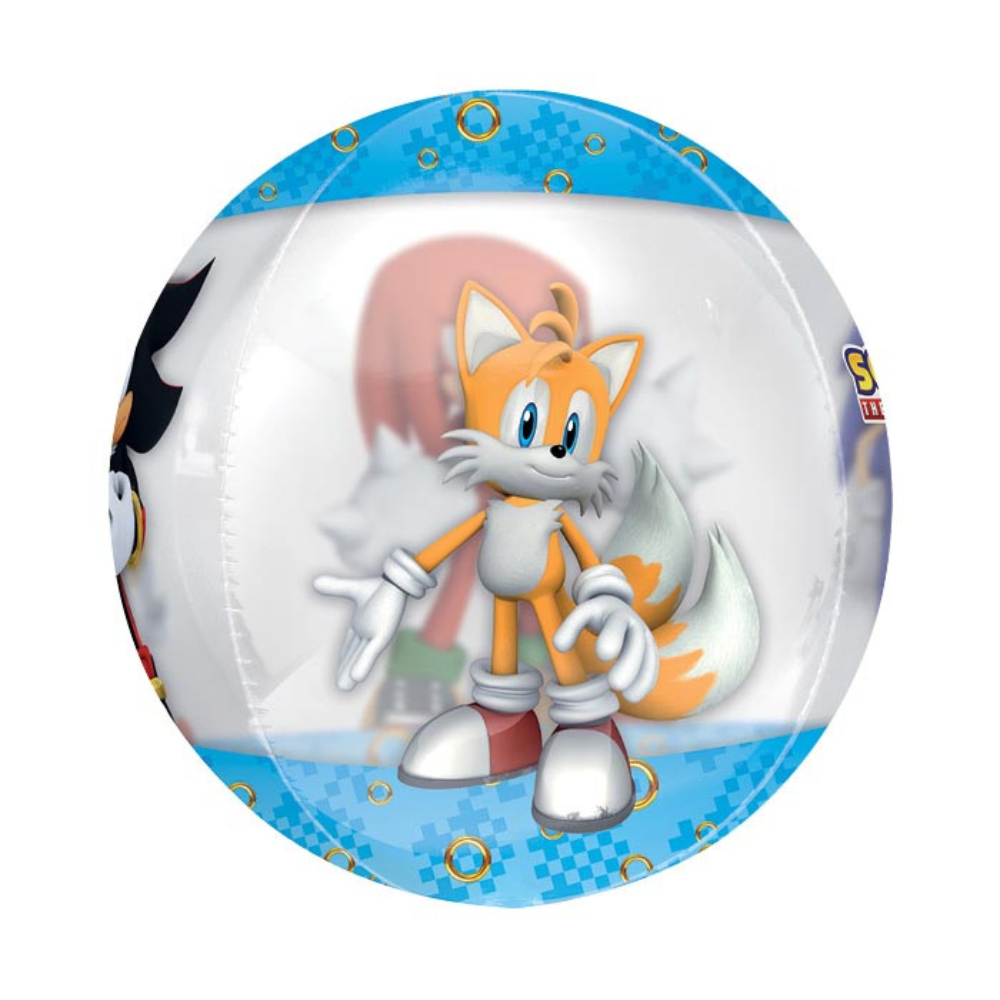 16" PKG SONIC THE HEDGEHOG ORBZ XL CLEAR