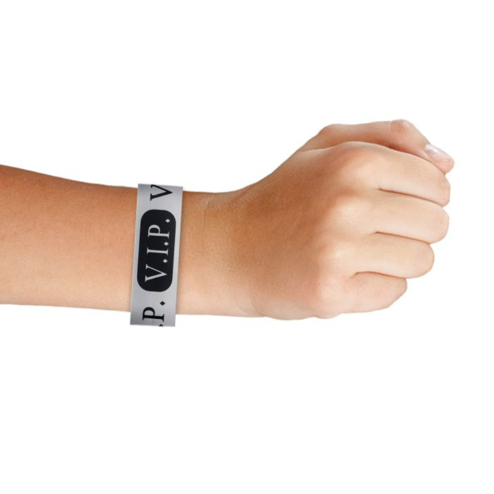 Silver V.I.P. Wristbands