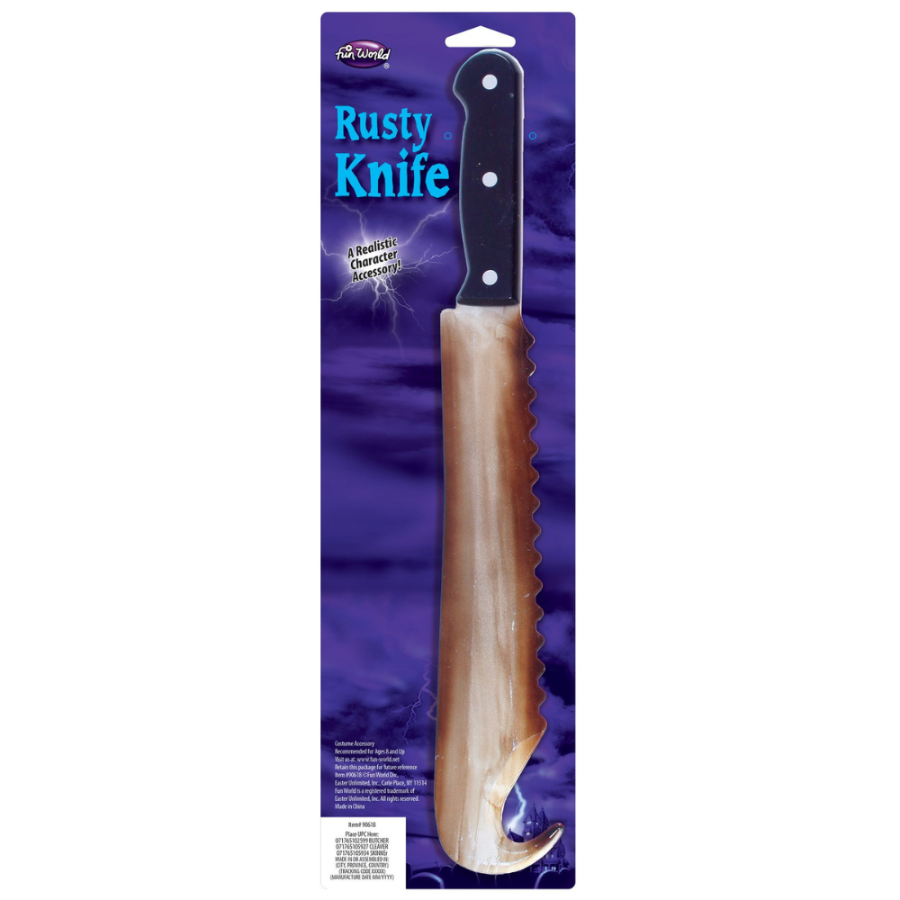 15” Rusty Butcher Knife Assortment