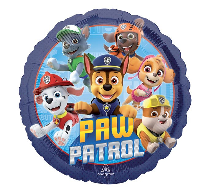 126 17" Paw Patrol Happy Birthday Foil