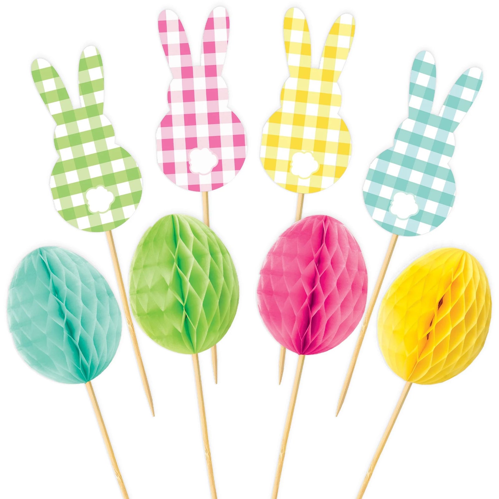 Bunnies & Eggs Cupcake Picks