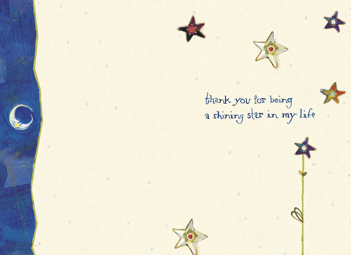 Friendship Card - Good Friends Are Like Stars...