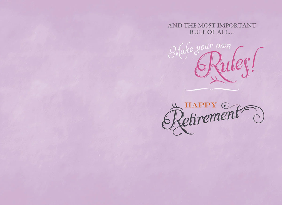 Retirement Card - Retirement Rules