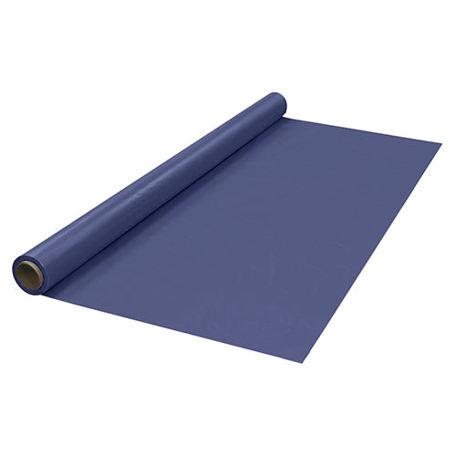 NAVY BLUE PLASTIC TABLE COVER ROLL 40in X 100ft