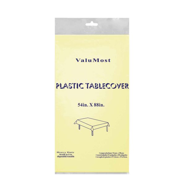 VALUMOST 54″ x 108″ TABLE COVERS
YELLOW