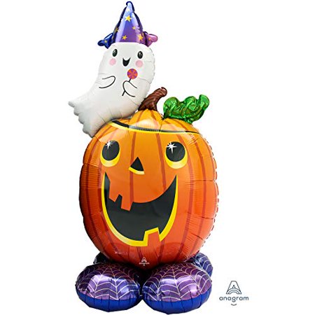 1968 56" Pumpkin and Ghost Halloween Airloonz