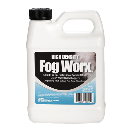 FogWorx Extreme High Density Fog Juice - Long Lasting High Output Water Based Fog Machine Fluid - 1 Quart 32 Ounces