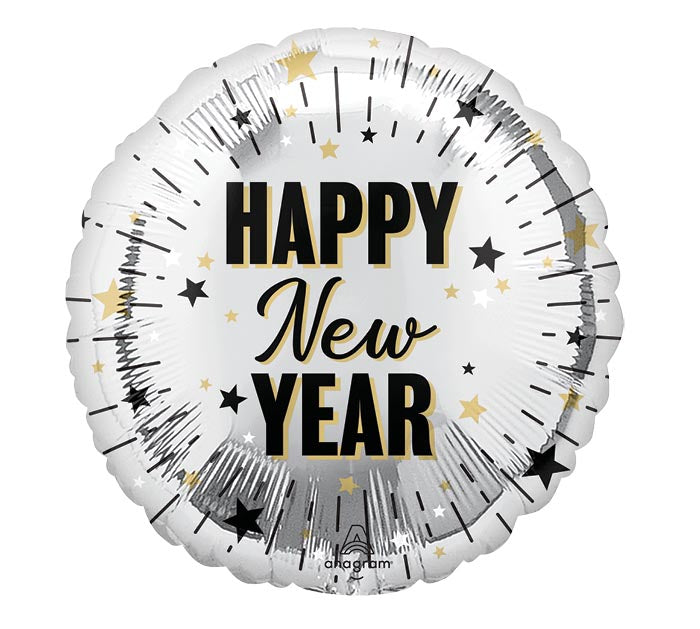 17&quot; ELEGANT NEW YEAR CELEBRATION FOIL BALLOON