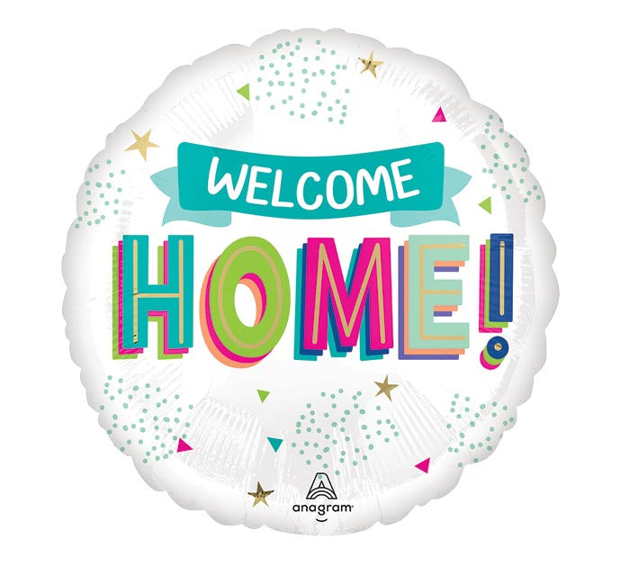847 17" PKG WELCOME HOME BALLOON
