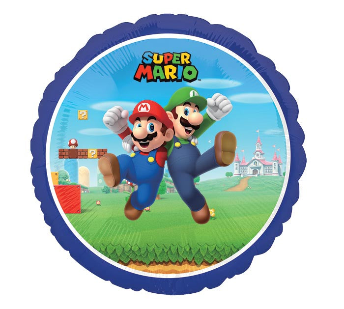 102 17" Super Mario Bros Foil Balloon