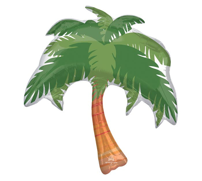 33&quot; BEACH LIFE PALM TREE FOIL BALLOON