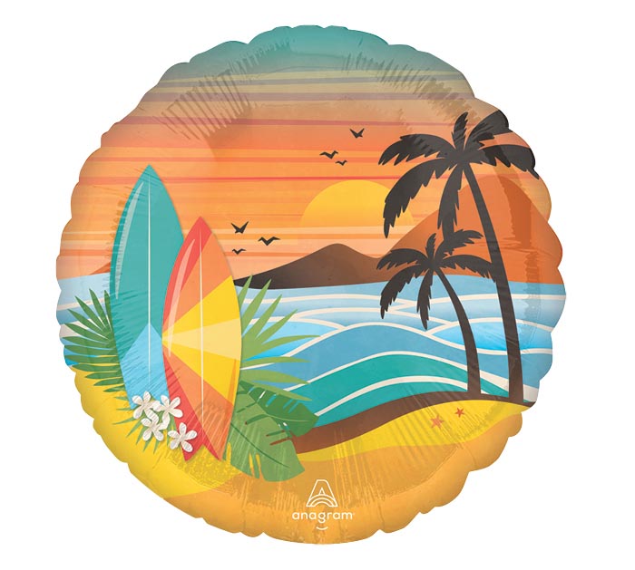 Beach Life 8.5&quot; Round Plates